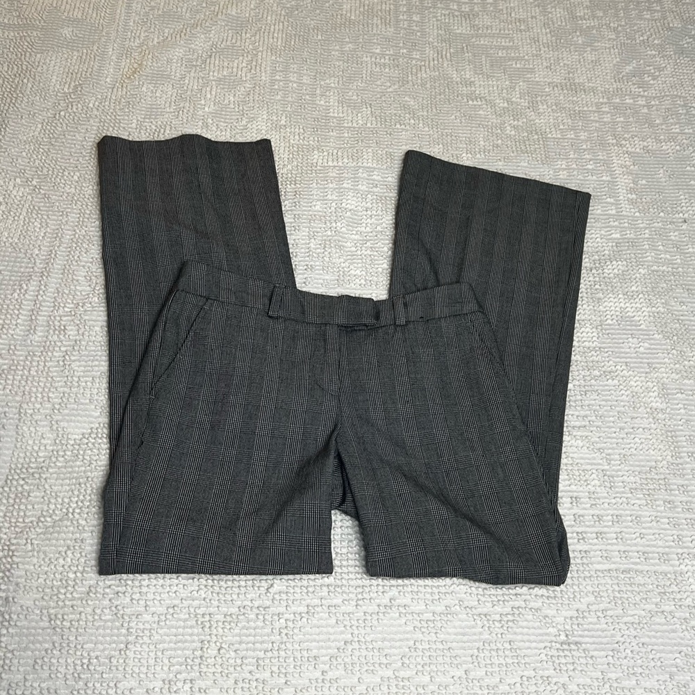 Gray Pinstripe Dress Pants